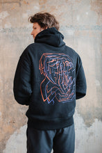 Lade das Bild in den Galerie-Viewer, unisex-hoodie - "the conversation" - black